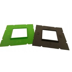 Szablon cięcia odpadowego do zagłębiarki szyny