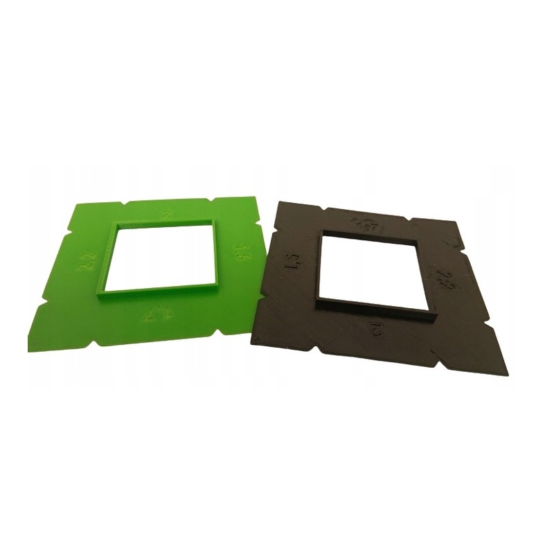 Szablon cięcia odpadowego do zagłębiarki szyny